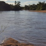 Matlabas river flowing after rains