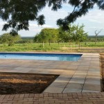 Swimming pool at the bush lodge